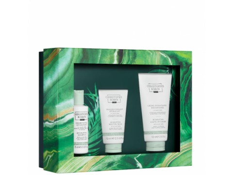 Christophe Robin Intense Hydration Ritual drėkinančių plaukų priežiūros priemonių rinkinys Christophe Robin Intense Hydration Ritual drėkinančių plaukų priežiūros priemonių rinkinys